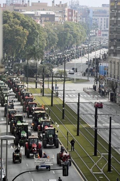 Así ha sido la manifestación de los agricultores en Murcia (II)