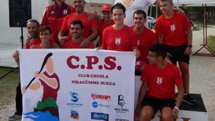 Numerosas medallas para los palistas de la Ribera