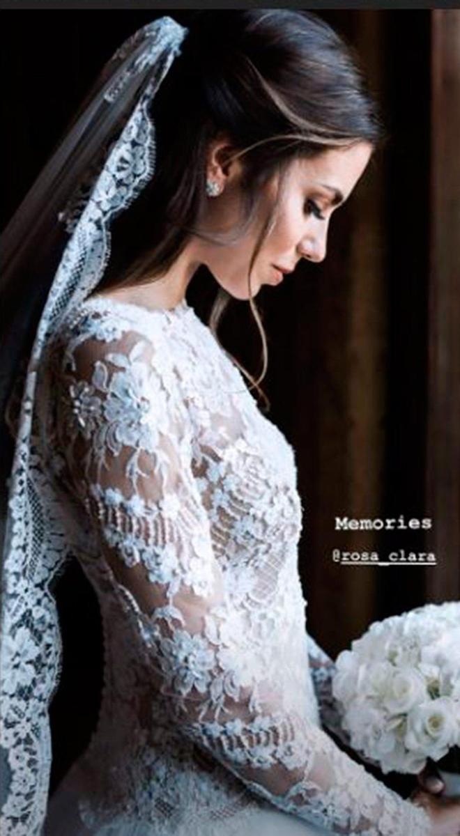 Melissa Jimenez vestida de novia