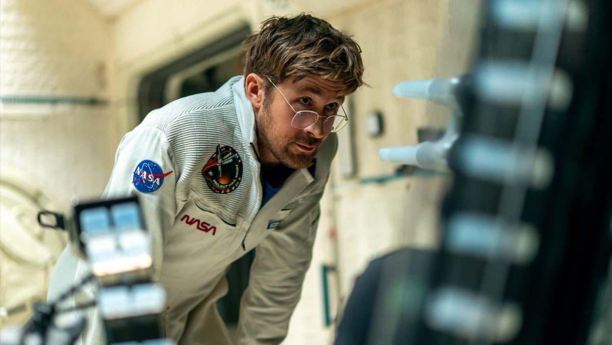 El actor Ryan Gosling como el astronauta Ryland Grace, en "Proyecto Ave María".