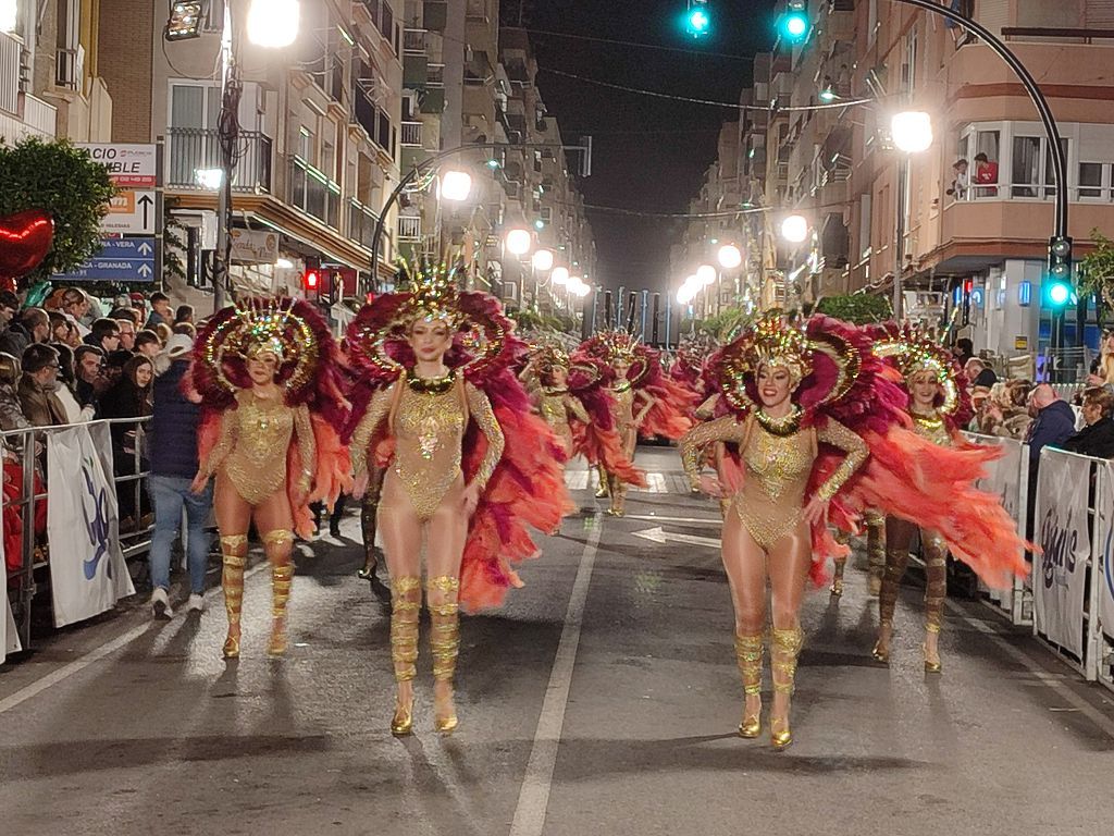 Revive la última noche del Carnaval de Águilas 2024, en imágenes