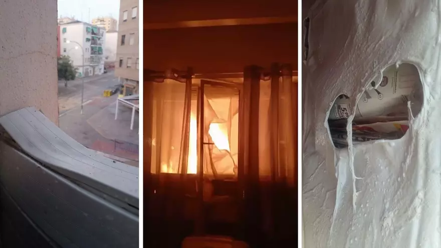 Una vecina de Alicante reclama los daños de la cremà: "Me ha derretido las persianas"