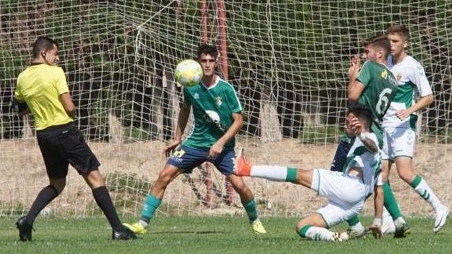 Imagen del partido de la pasada jornada entre el Ilicitano y el Novelda