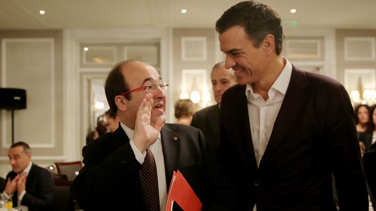 Miquel Iceta i Pedro Sanchez, aquest matí