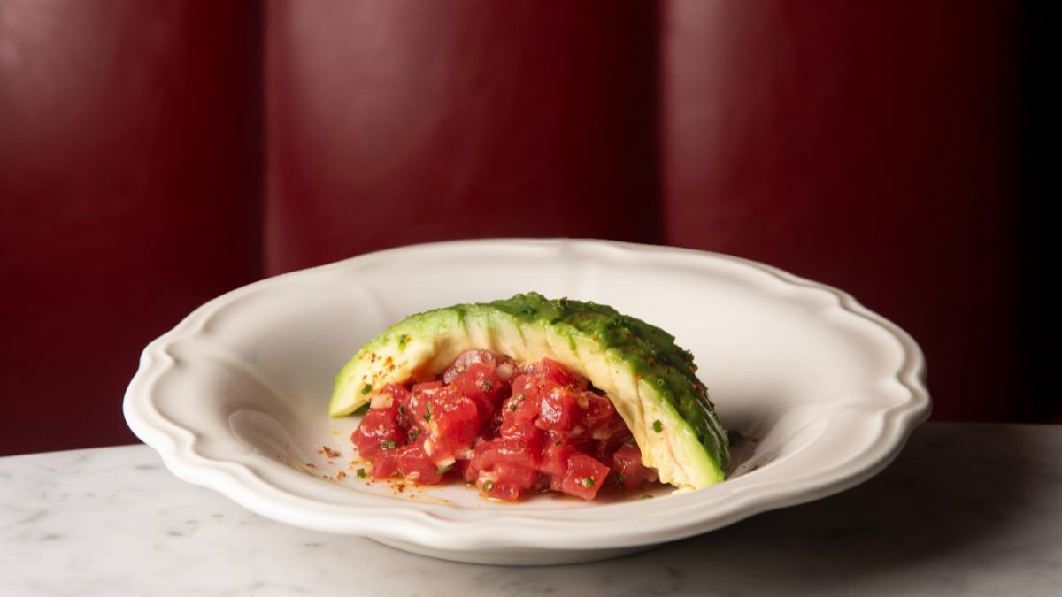 Tartar de atún en Tribeca Bistró.