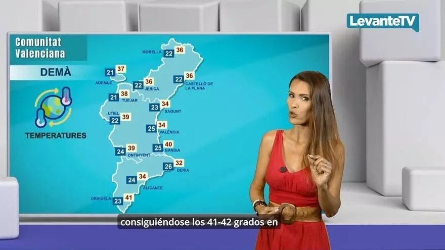 Aviso rojo por calor extremo este miércoles en València