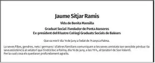 Jaume Sitjar Ramis