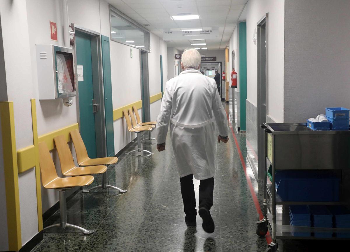 Un centro hospitalario gallego.