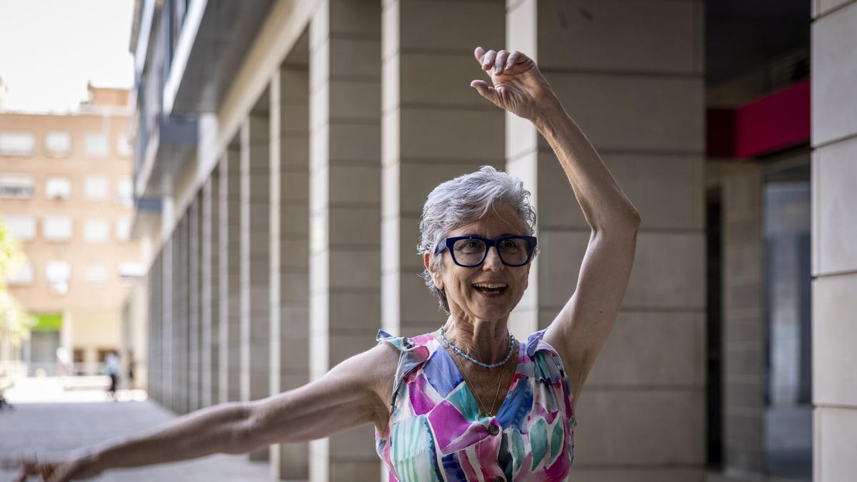 Entrevistamos a Blanca, la zaragozana que se ha hecho viral por bailar en la calle