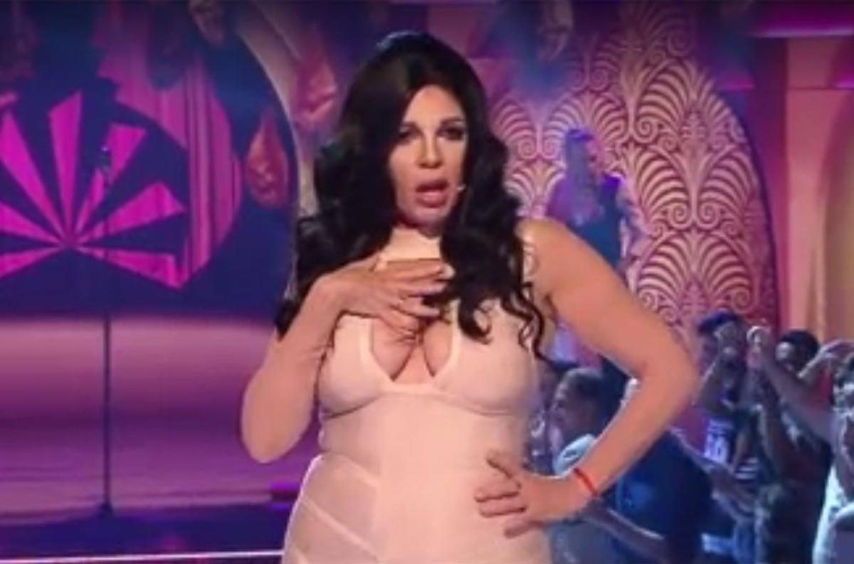 Belinda Washington, en la piel de Kim Kardashian en 'Me lo dices o me lo cantas'