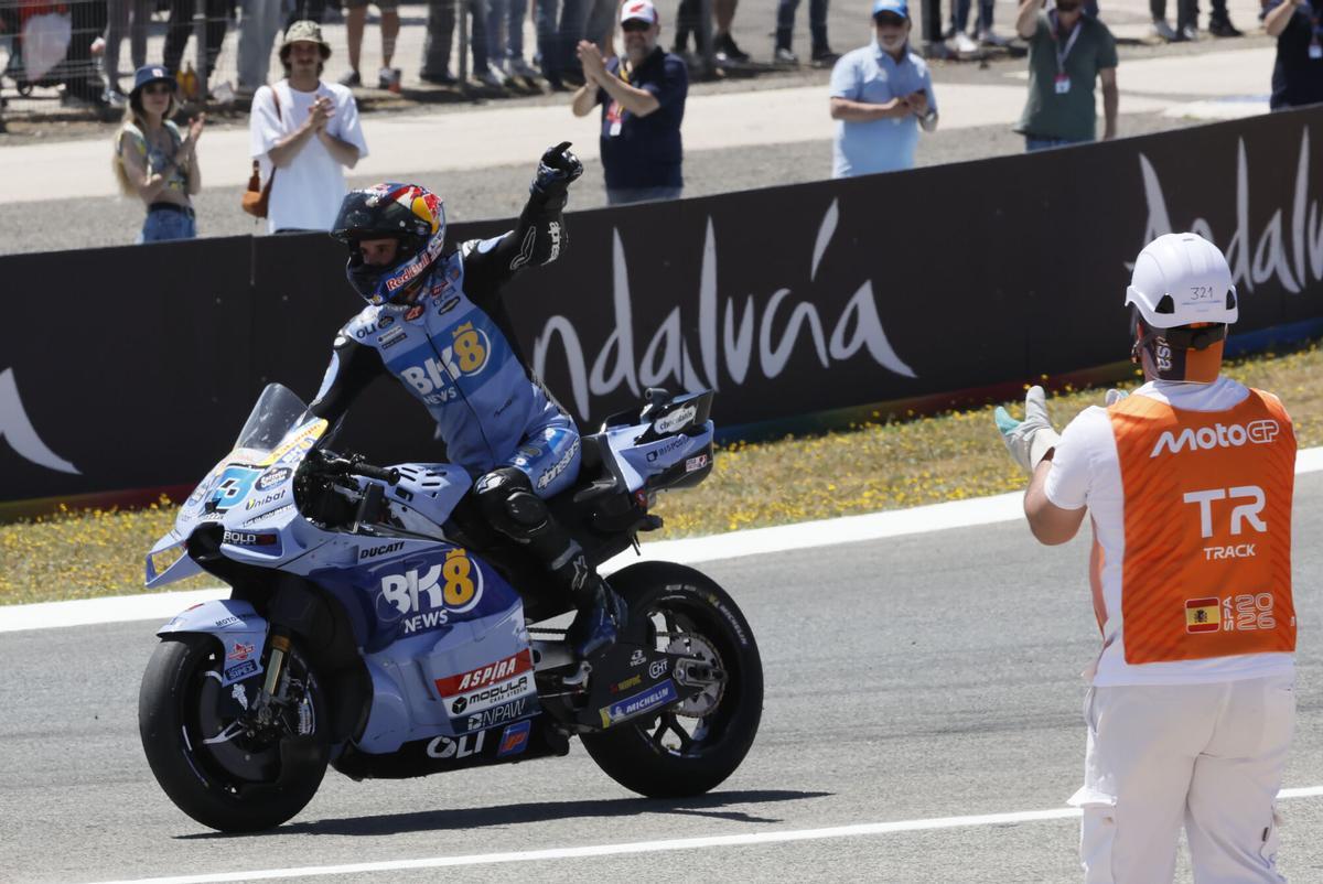 Las imágenes de la carrera de MotoGP en Jerez.