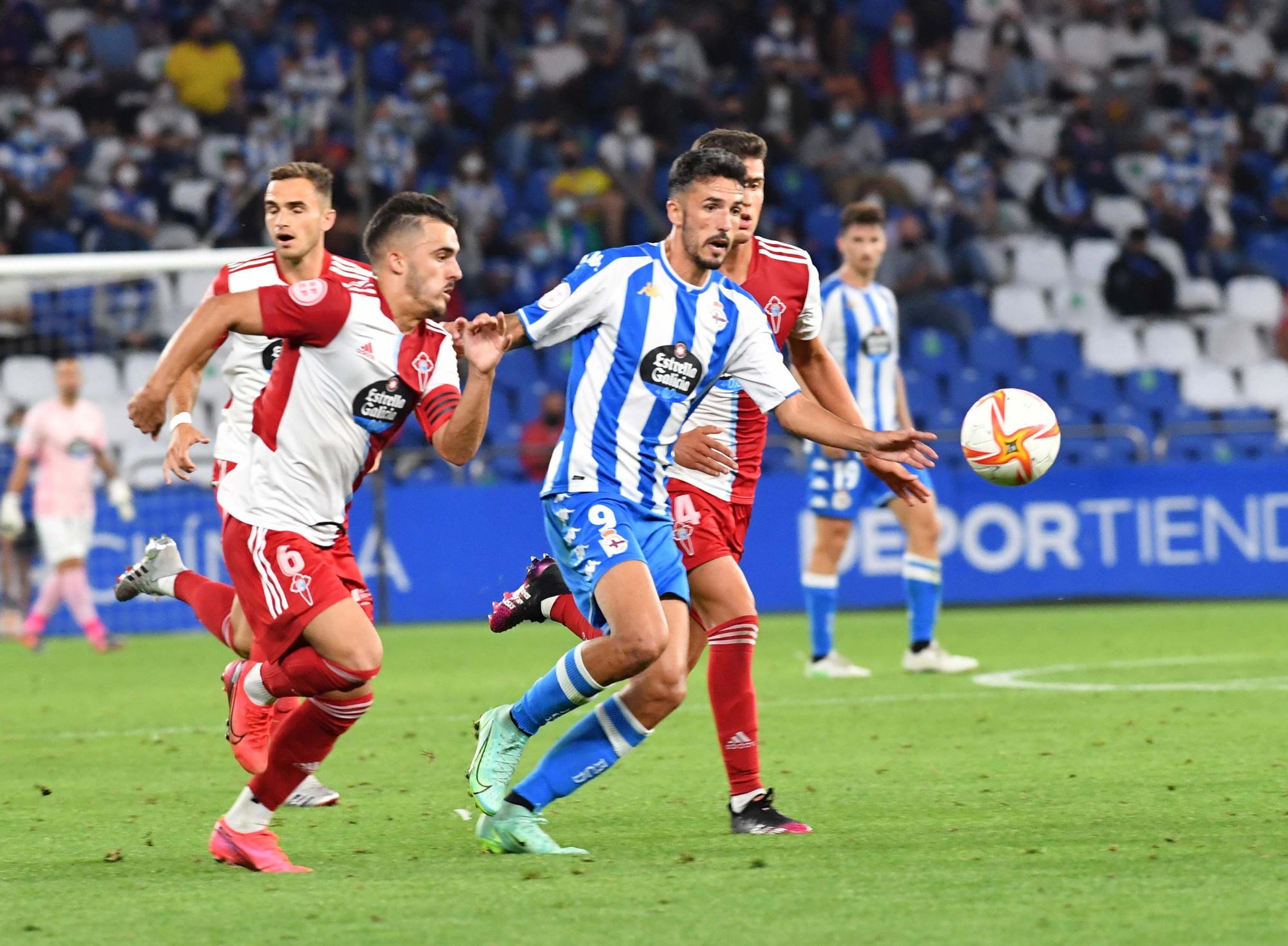 El Dépor golea al Celta B en Riazor