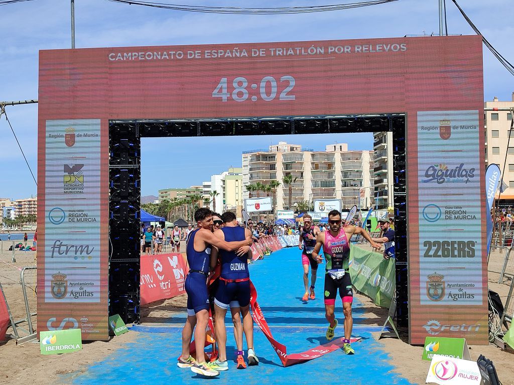 Campeonato de España de Triatlón de relevos en Águilas