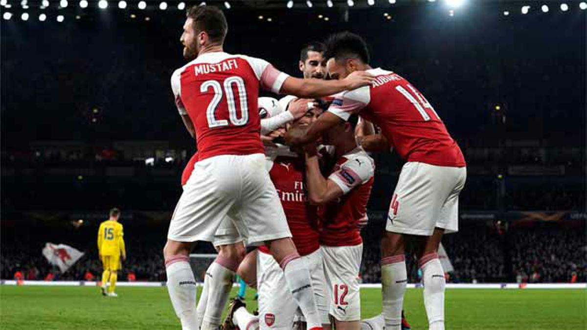 El Arsenal remontó la eliminatoria ante el Bate