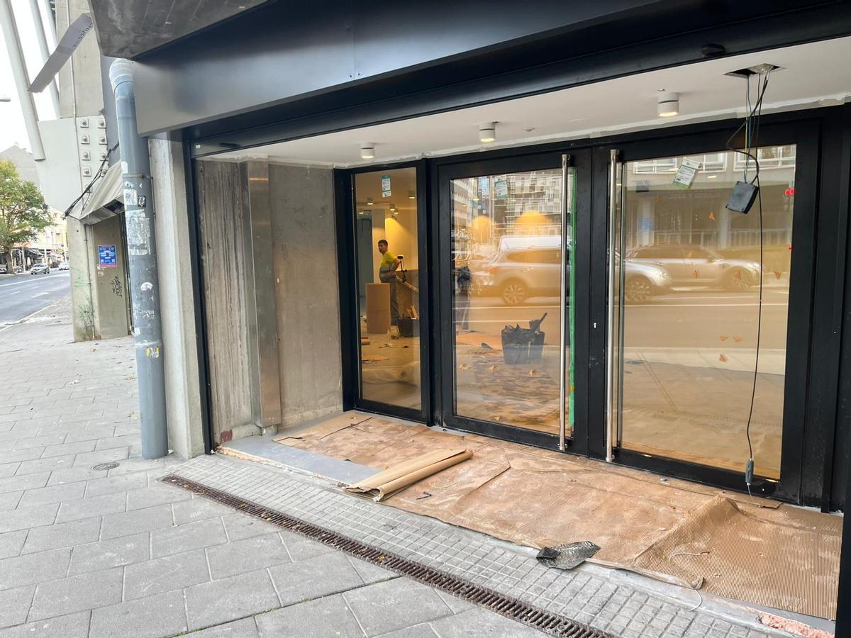 Entrada del museo del Deportivo