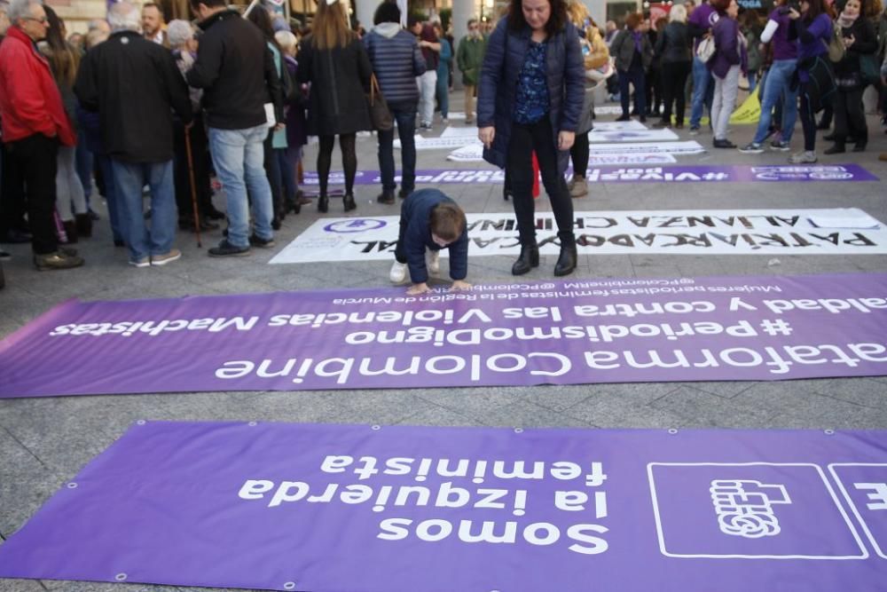 Manifestación en Murcia por el día contra la violencia de género