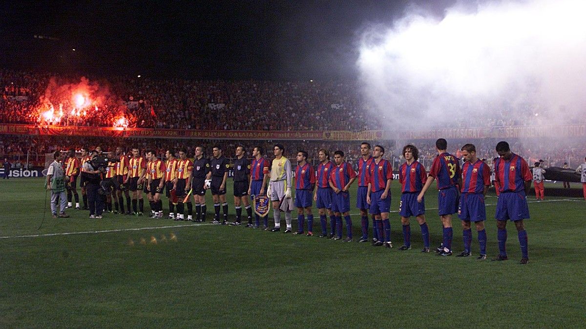 El Barça visitió Turquía por última vez en 2002 para enfrentarse al Galatasaray en Champions