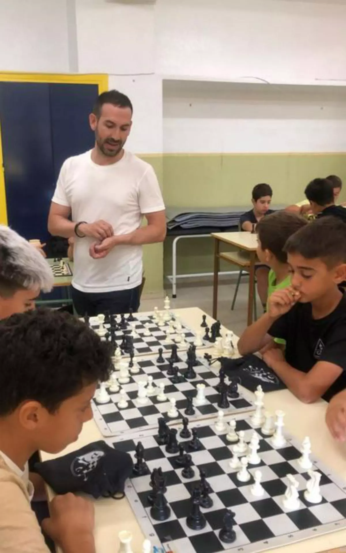 Un campeón de España de ajedrez en el CEIP Sagrado Corazón de Zeneta