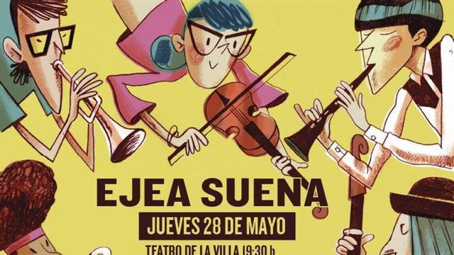 El cartel es obra del ejeano Ernesto Navarro.