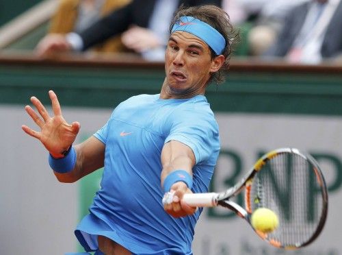 Imágenes del partido de segunda ronda entre Nadal y Almagro