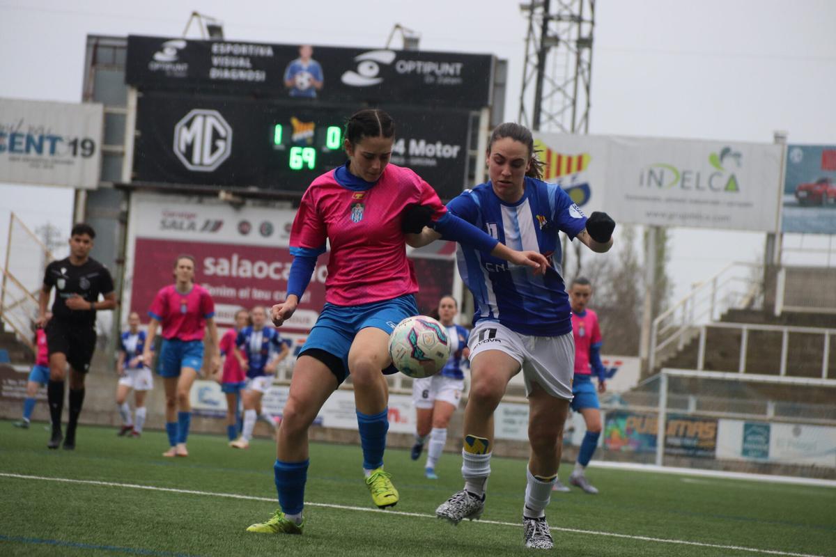 Un moment del partit.