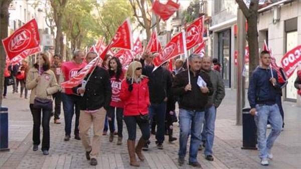 La jornada de Huelga General en Extremadura