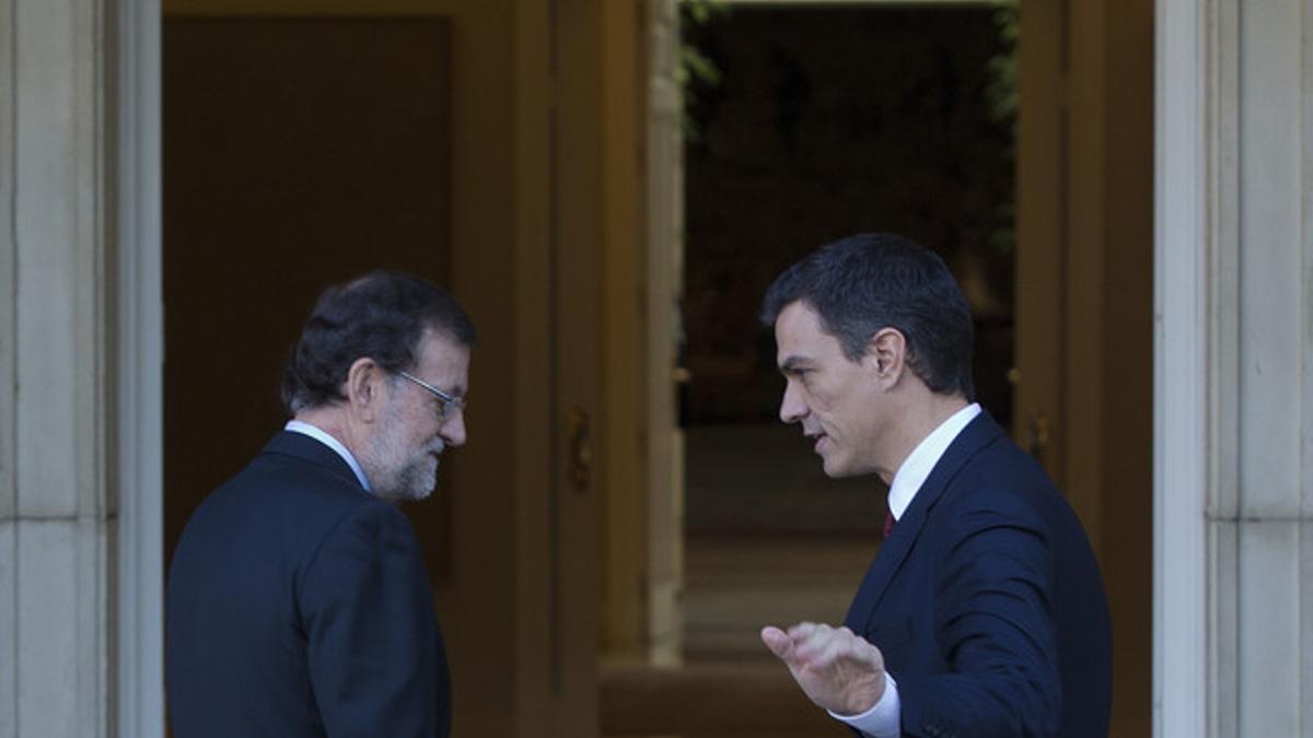 Mariano Rajoy y Pedro Sanchez.