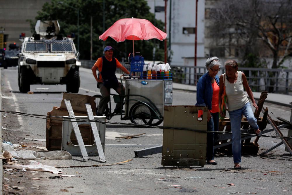 Jornada de protestas en Caracas