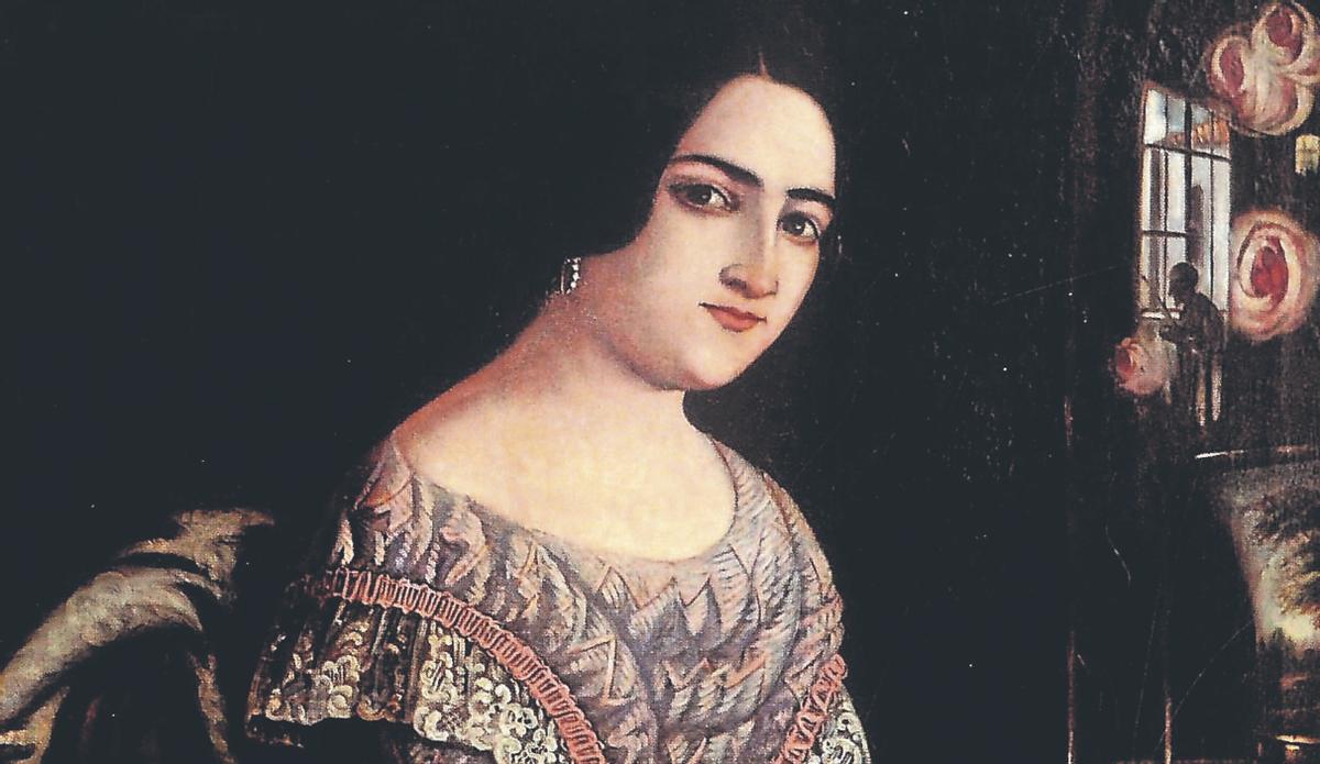 Retrato  de Rosa Casabuena  y Bravo  de Laguna, 1852.