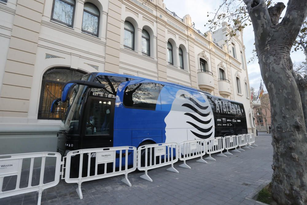 La Atalanta ya tiene su base en Valencia