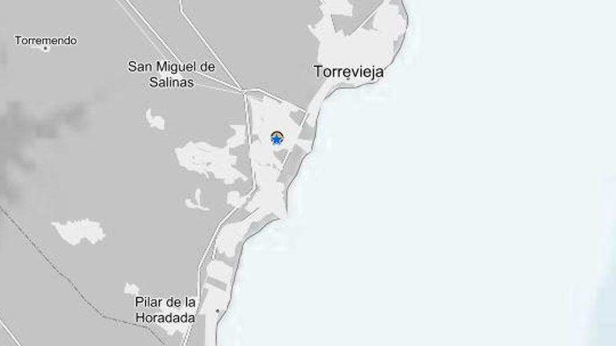 Registrado un terremoto de 2,4 grados en Torrevieja