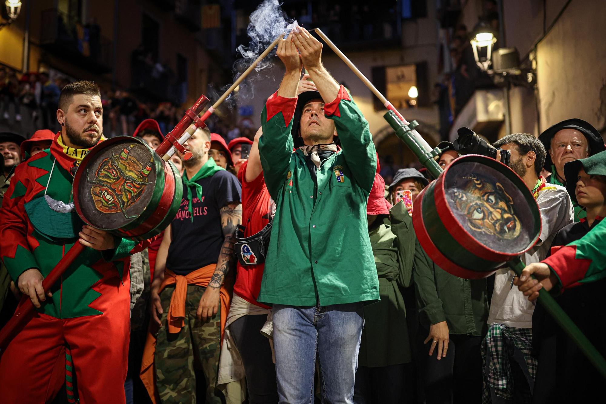 EN FOTOS | Berga posa punt i final a cinc dies de festa amb una Patum Completa multitudinària