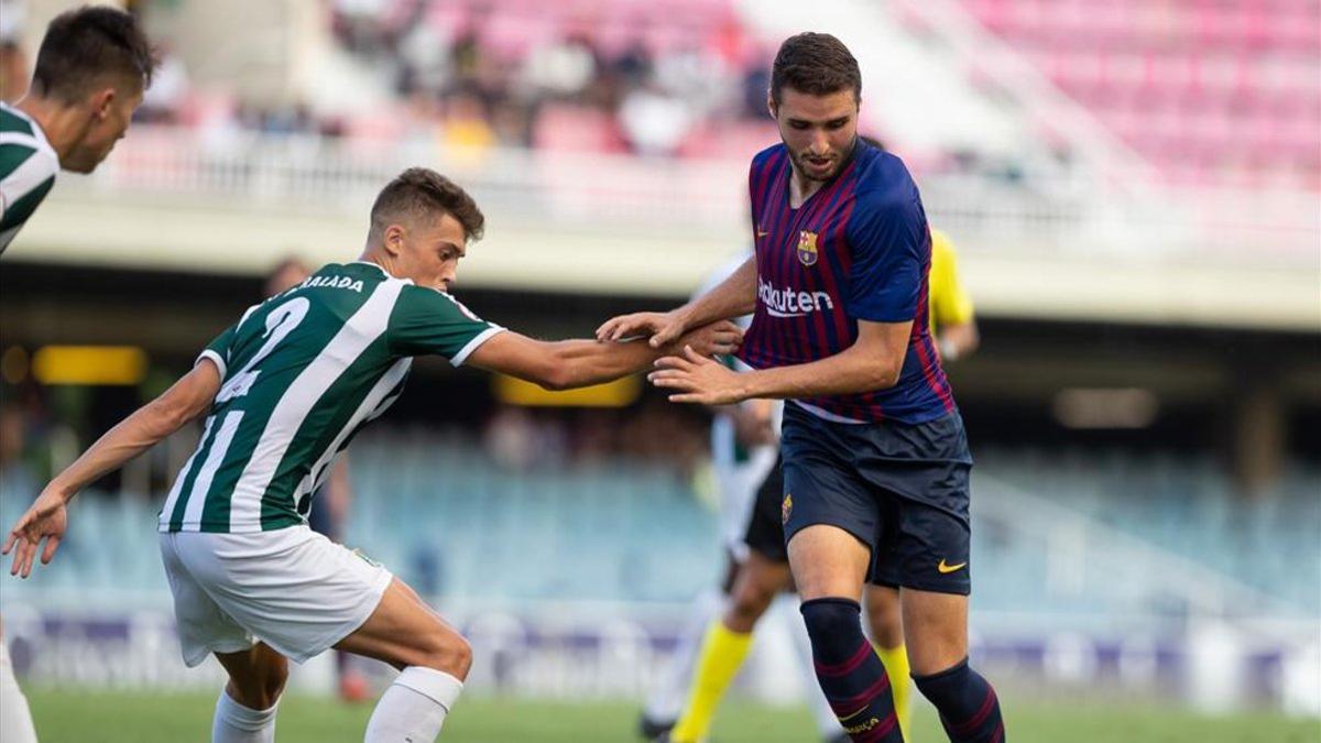 Abel Ruiz ya está recuperado de su lesión y podría volver al Barça B