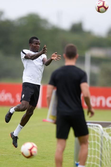 Entrenamiento del Sporting