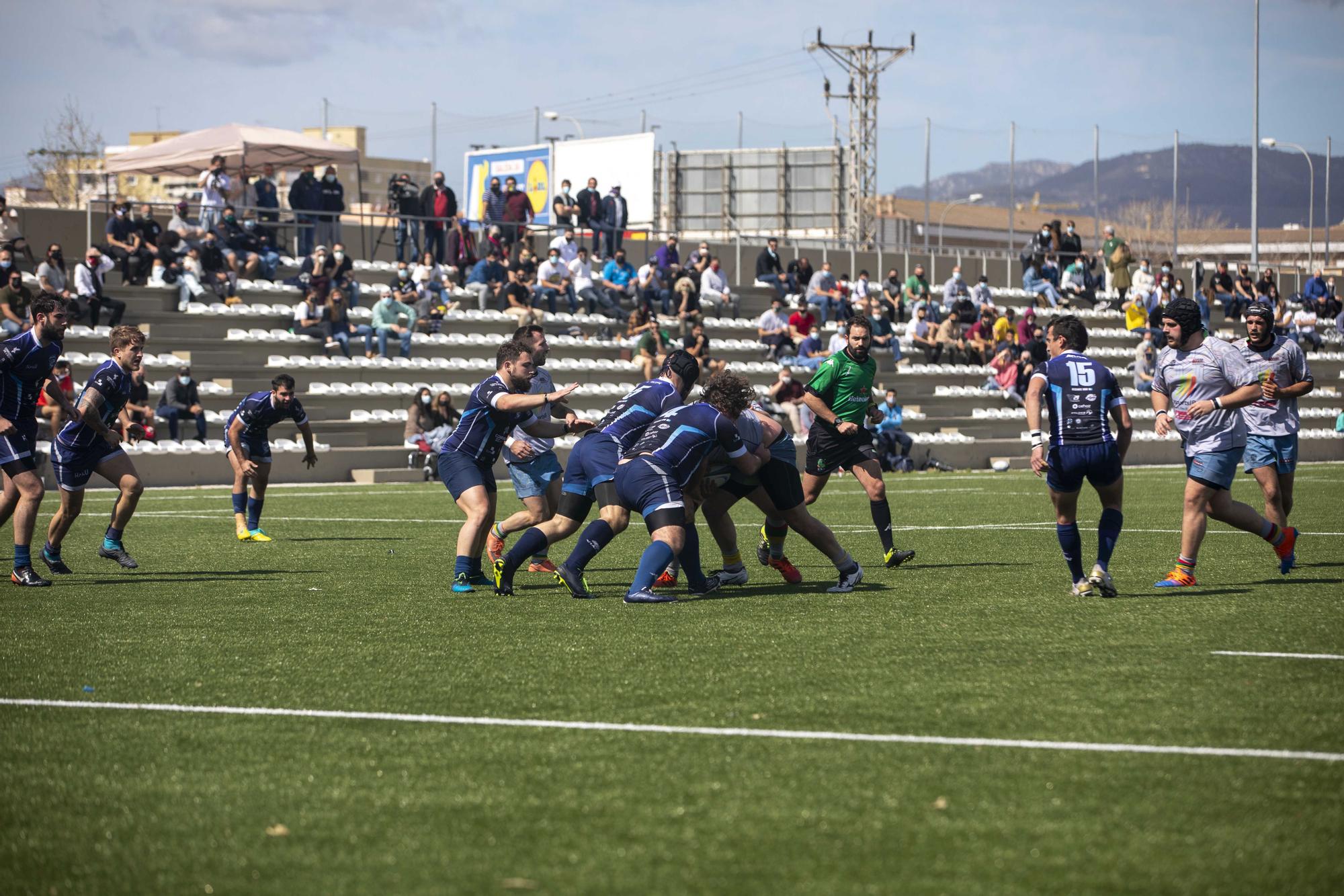 Primer partido de rugby nacional en el Germans Escalas