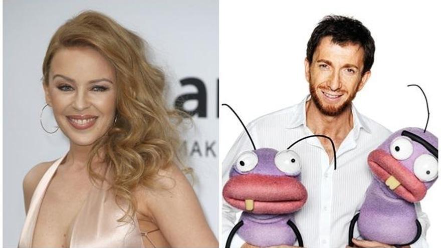 Kylie Minogue y Pablo Motos.