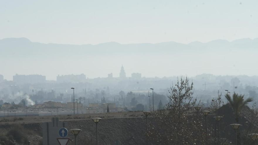 Contaminación atmosférica en Murcia.