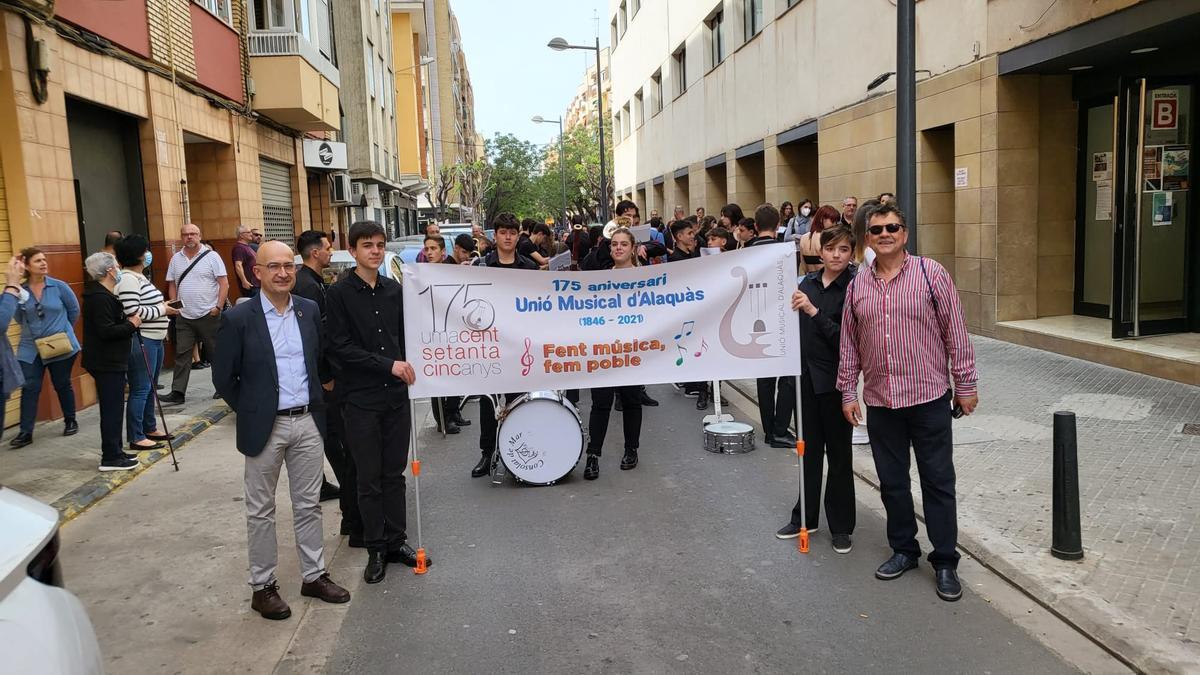 Uno de los pasacalles del 175 aniversario de la banda.