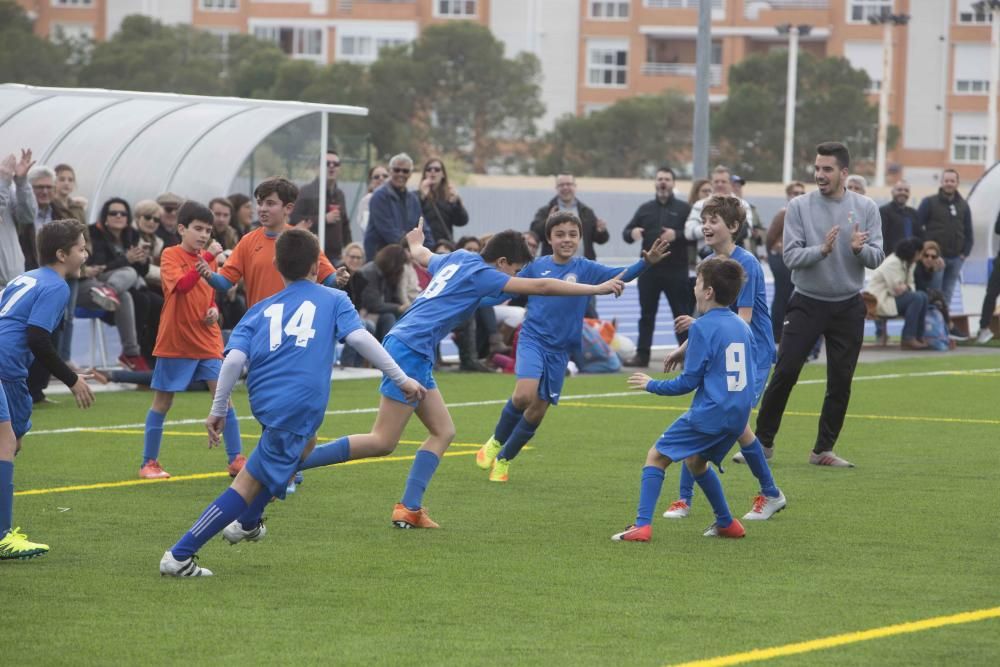 Inauguración del nuevo campo de fútbol del colegio Salesianos