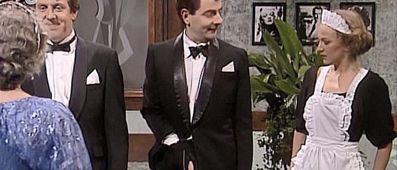Mr. Bean, en aquel ‘gag’ de 1990.