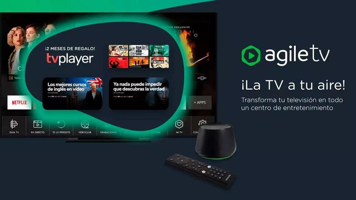 Una imagen promocional de Agile TV.
