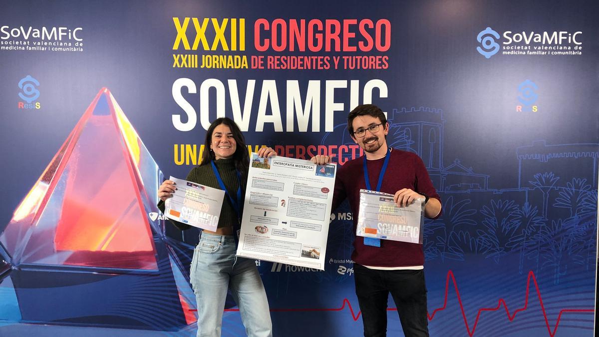 Dos de los profesionales de San Fermín premiados por su trabajo en el Congreso Sovamfic