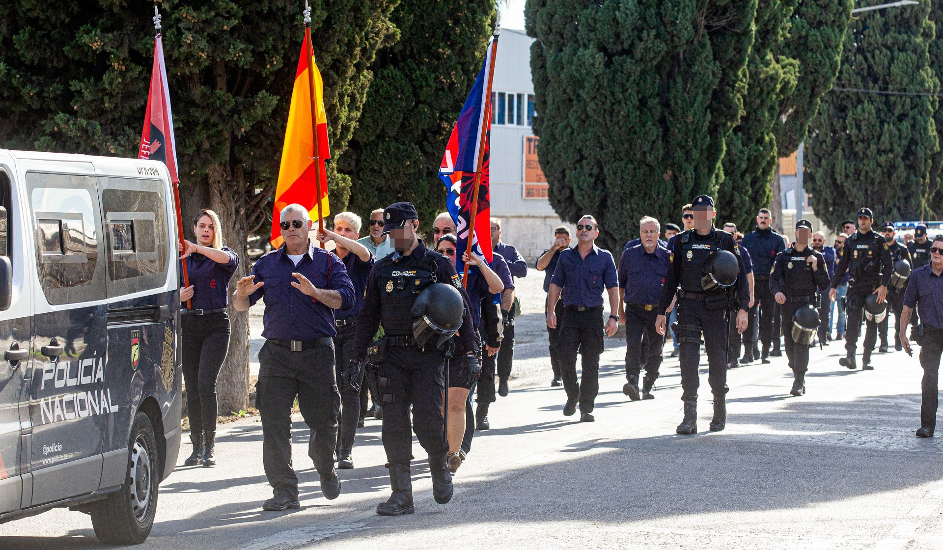 La Falange realiza su homenaje a Primo de Rivera en Alicante