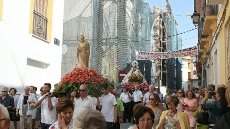 La Virgen de las Huertas de Lorca retorna a su santuario en romeria