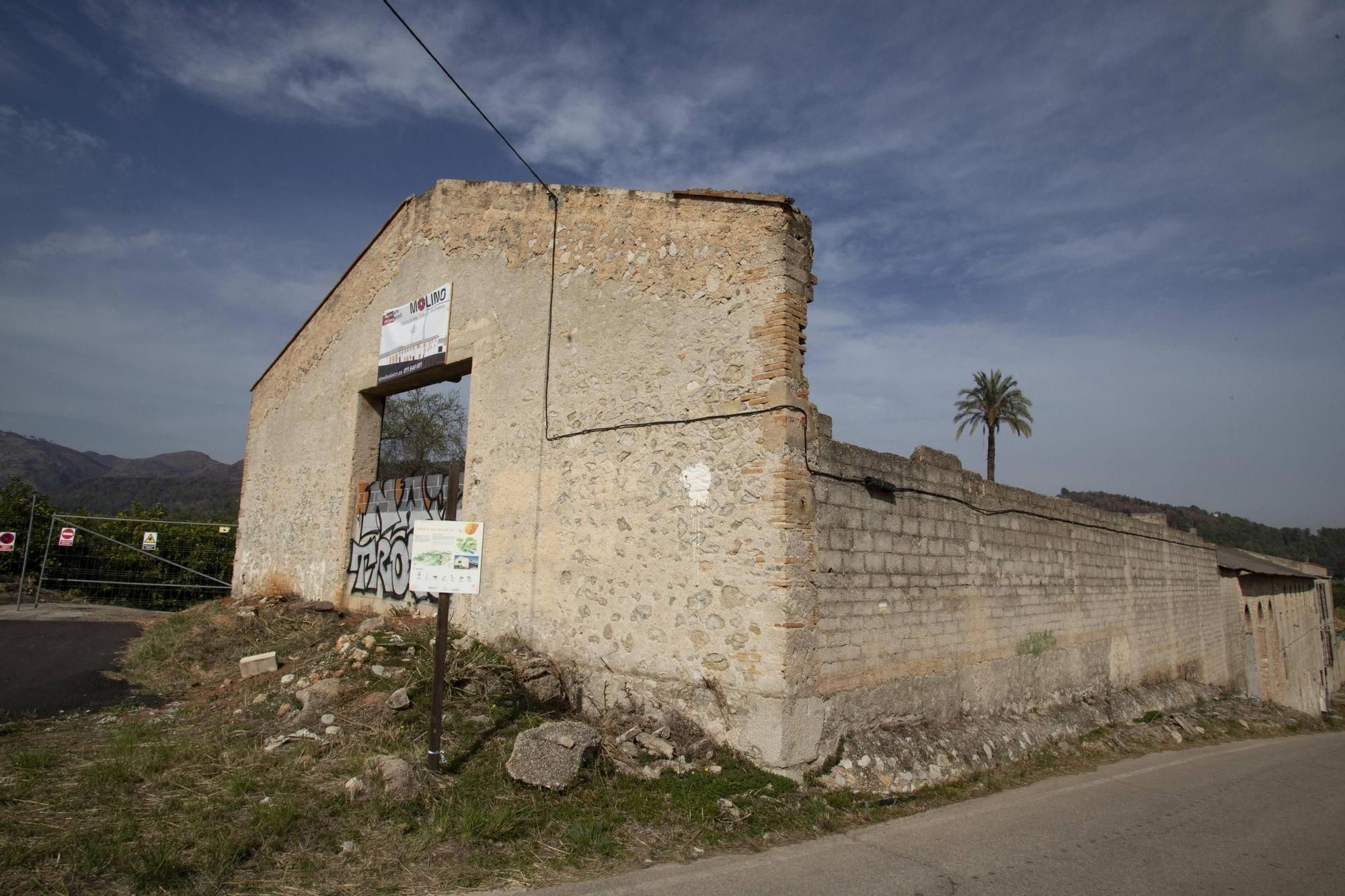 Las imágenes del molino de Félix o Garrigós que quieren convertir en centro cultural y etnológico