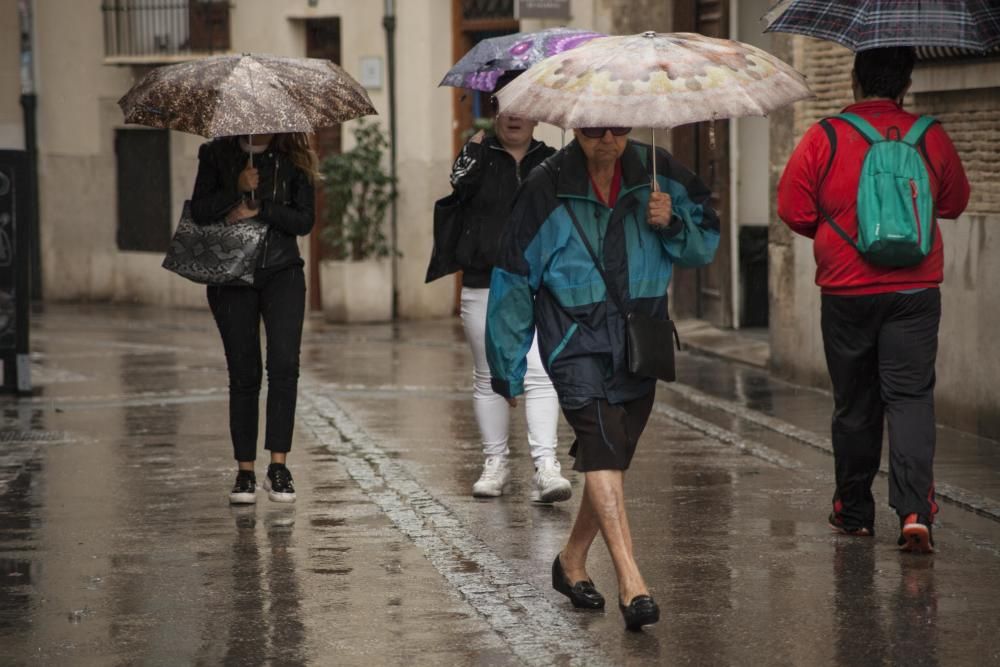 Alerta amarilla en Valencia por fuertes luvias