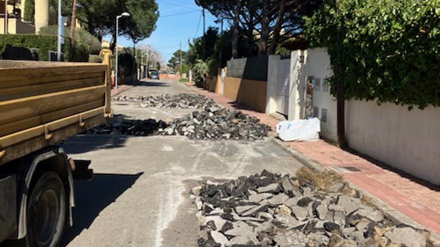 Palafrugell repara carrers on les arrels dels arbres aixequen el ferm