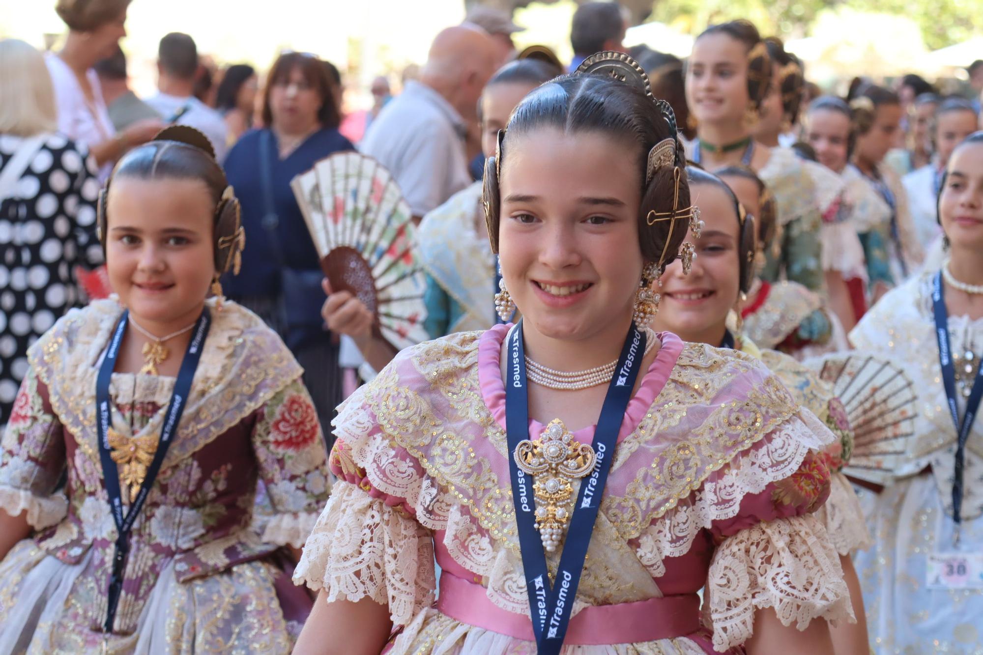 El centro de València recibe a las candidatas a Fallera Mayor Infantil 2025