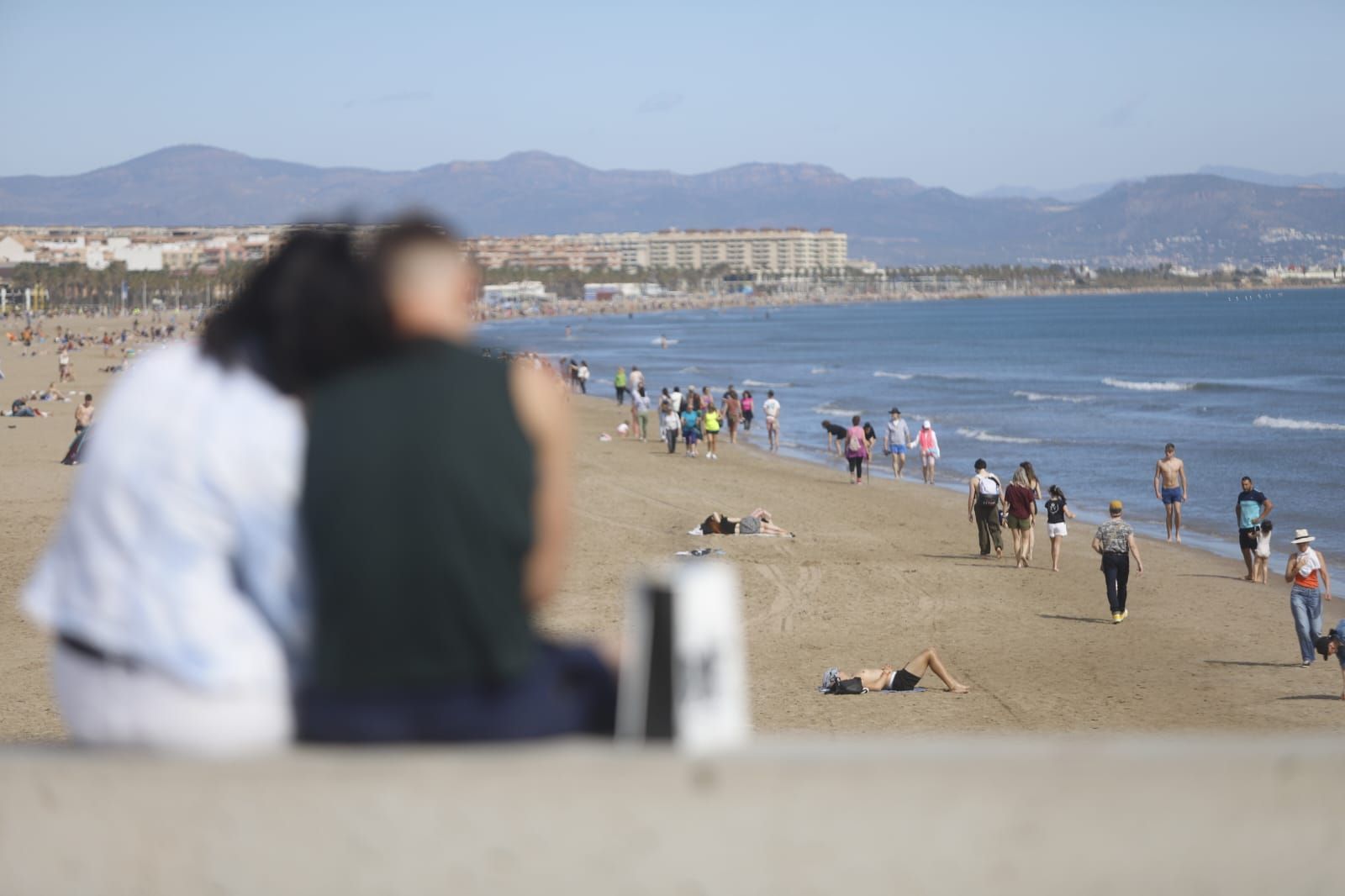 A la playa en el primer domingo de la primavera