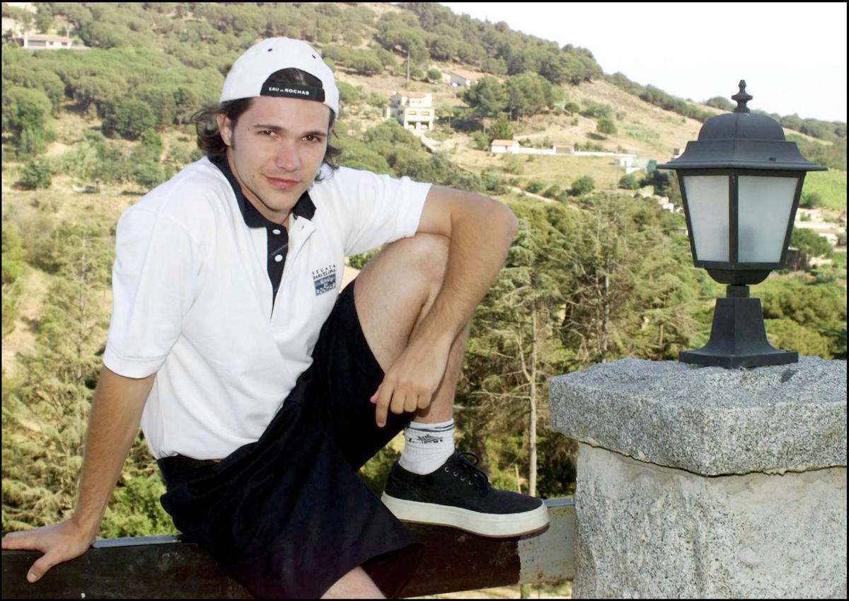 Un jovencito Carlos Castel